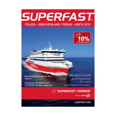 Superfast Ferries - Fährverbindungen ab Italien nach Griechenland und ab Piräus nach Kreta
