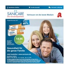 SANICARE Katalog + Newsletter
